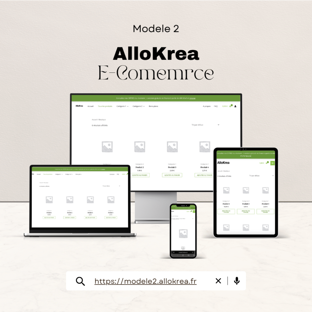 Modele 2 site internet
