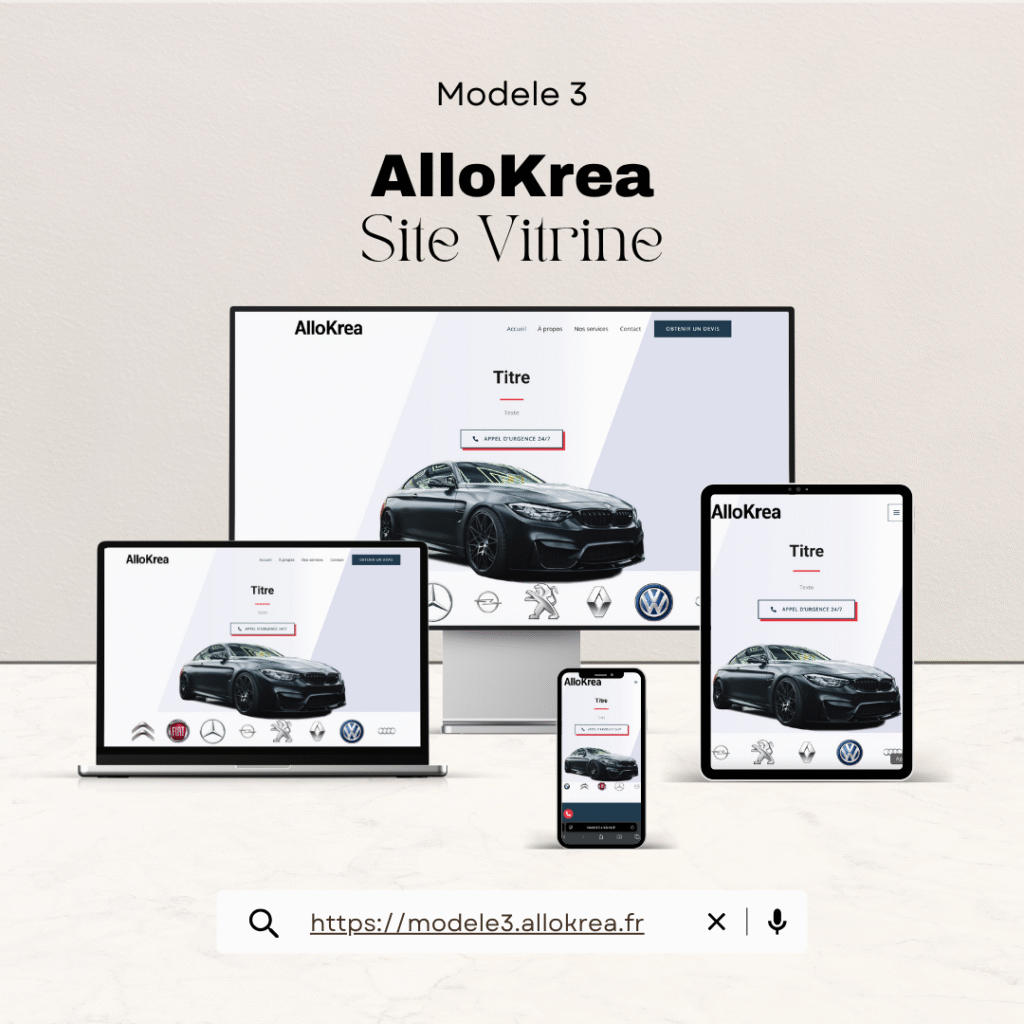 Modele 3 site internet